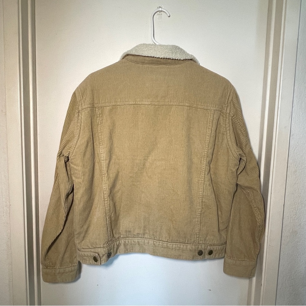 Sherpa beige corduroy jacket